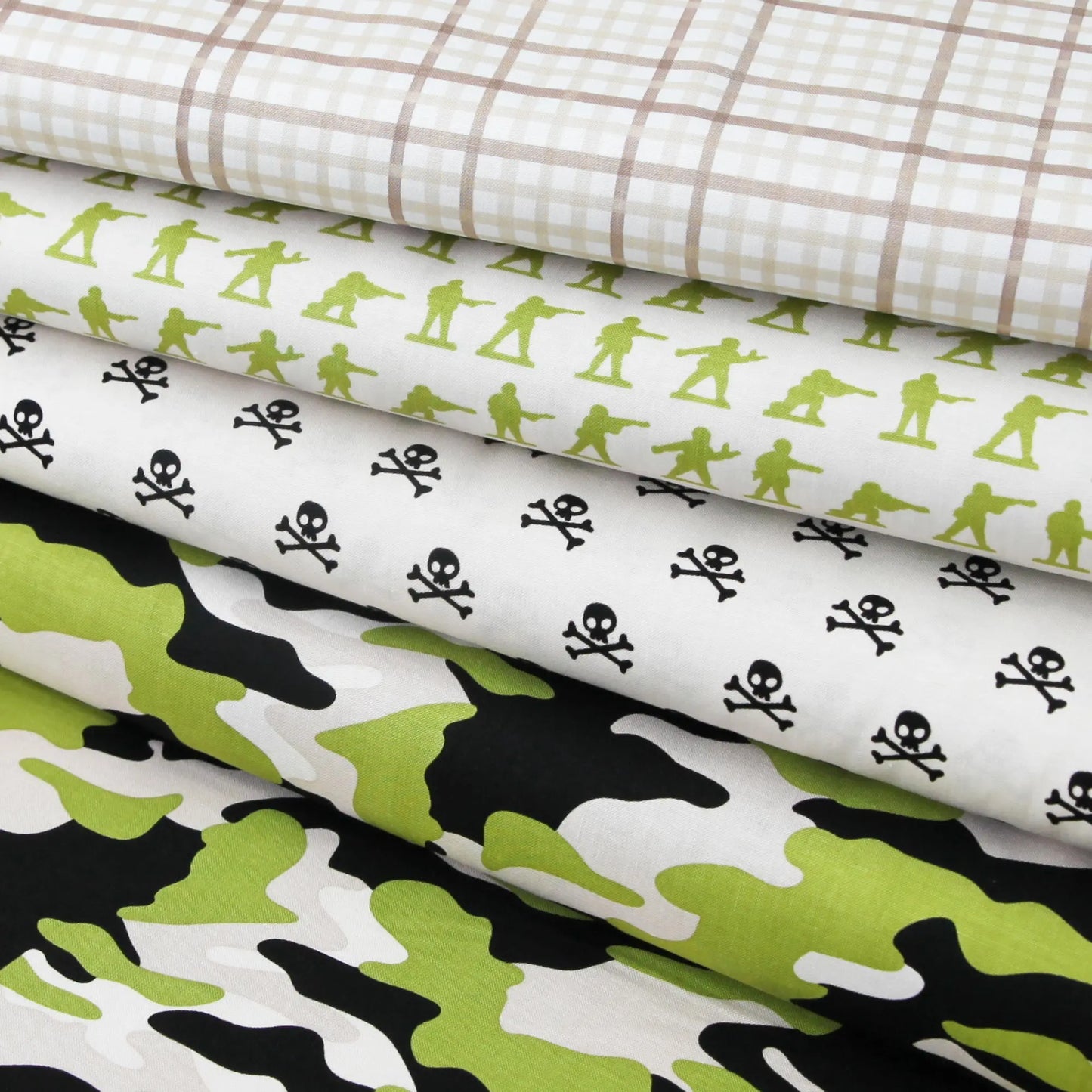 Baumwollstoff "Military MAX Camouflage" Tarnflecken von Riley Blake - Stoffe Kudellino - Bündchenstoffe und mehr...