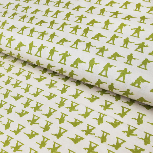 Baumwollstoff "Military MAX Soldaten" Kriegerstoff von Riley Blake  Stoffe Kudellino