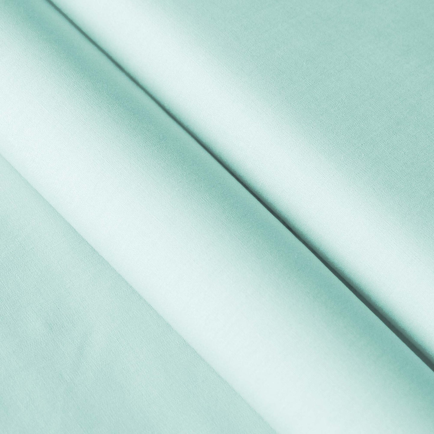 Baumwollstoff in aqua mint Uni für frische Nähprojekte, Stoffe-Kudellino Sale.