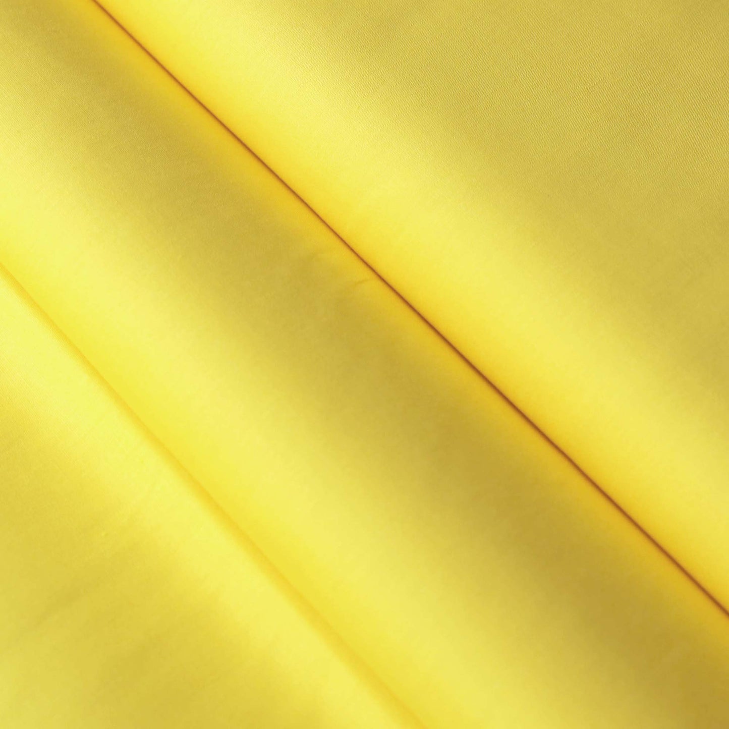Baumwollstoff Uni Gelb, leuchtend, glatt, 100% Baumwolle, Stoffe-Kudellino Sale.