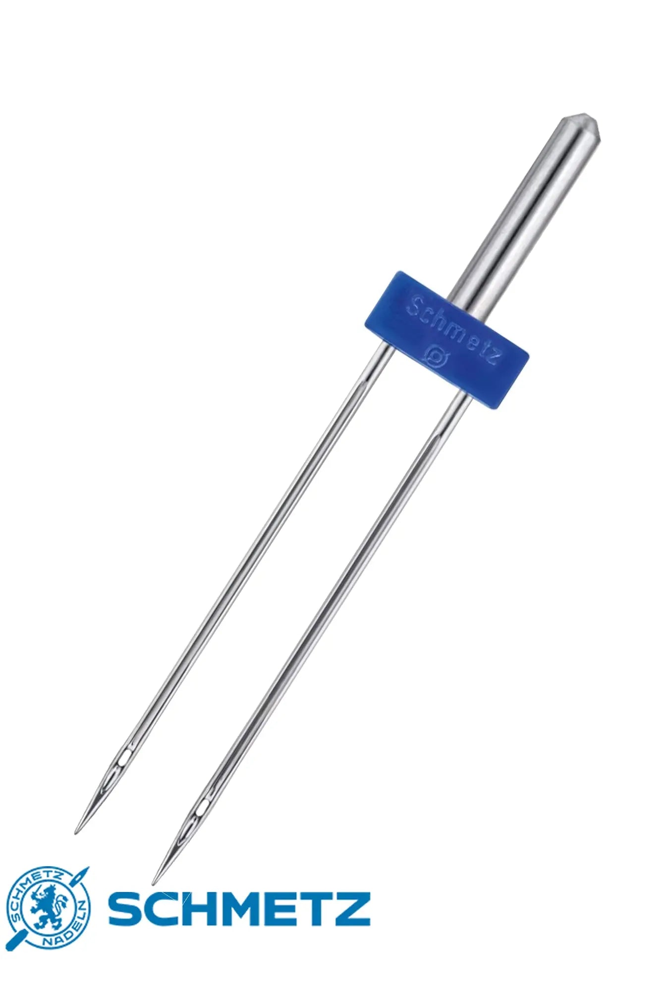 SCHMETZ Nähmaschinennadeln  1 x STRECH TWIN Nadeln, Zwillingsnadel Doppelnadel 4.0 75/11  Stoffe Kudellino