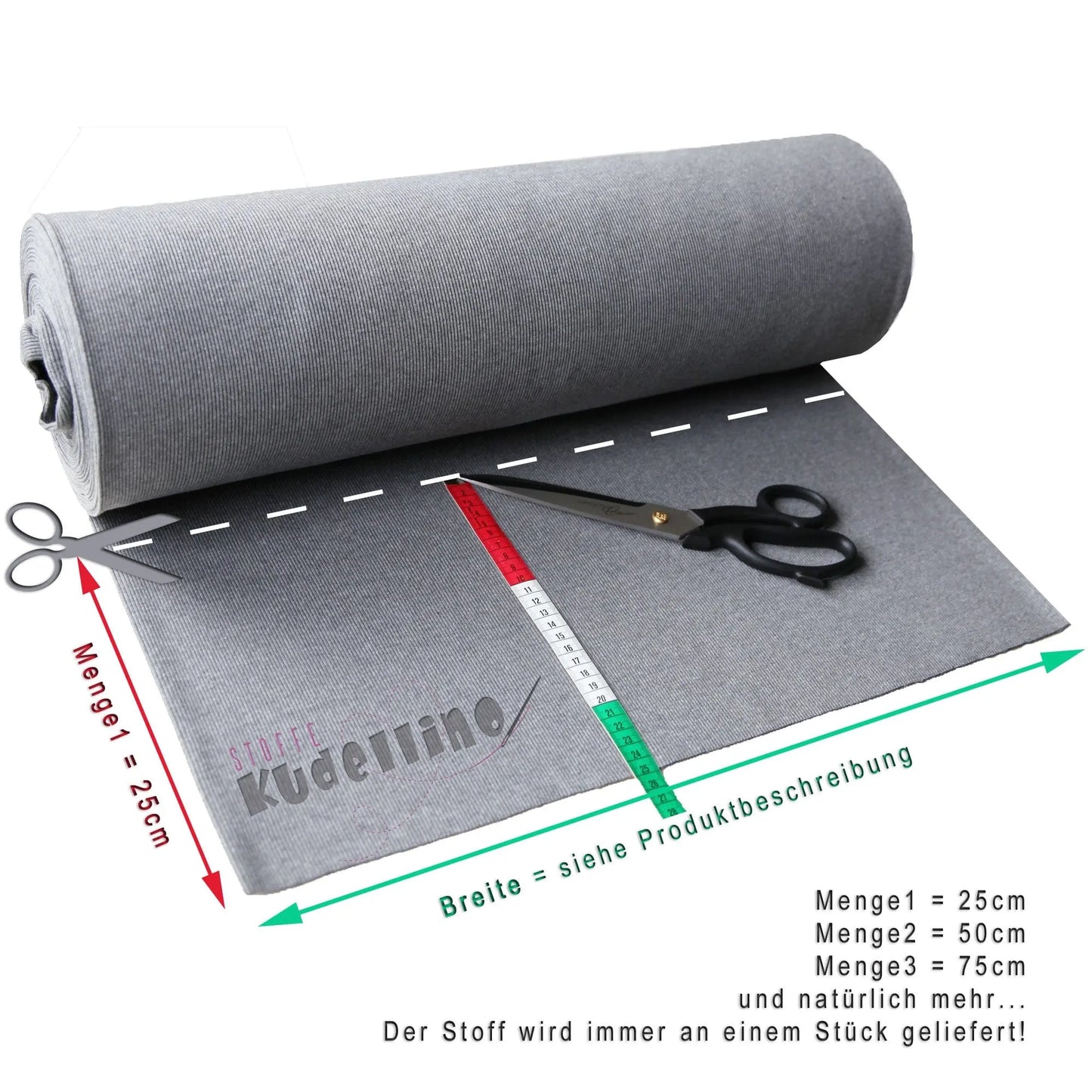 Baumwolljersey "Sterne groß und klein" - Stoff mint aqua petrol Stoffe Kudellino