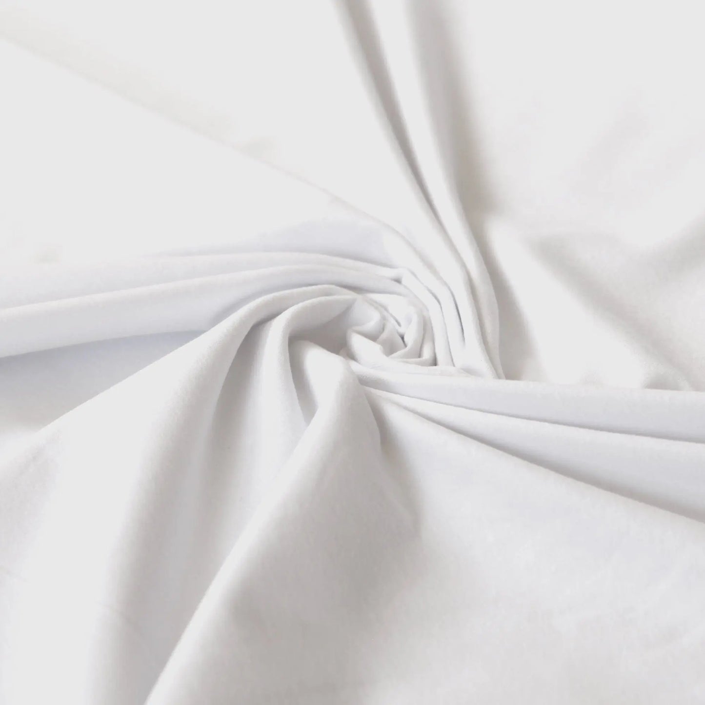 Baumwolljersey in der Farbe Stoff-Weiss