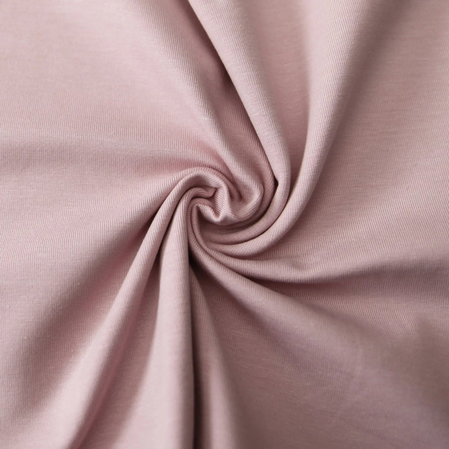 Baumwolljersey in der Farbe Altrosa-Pastell