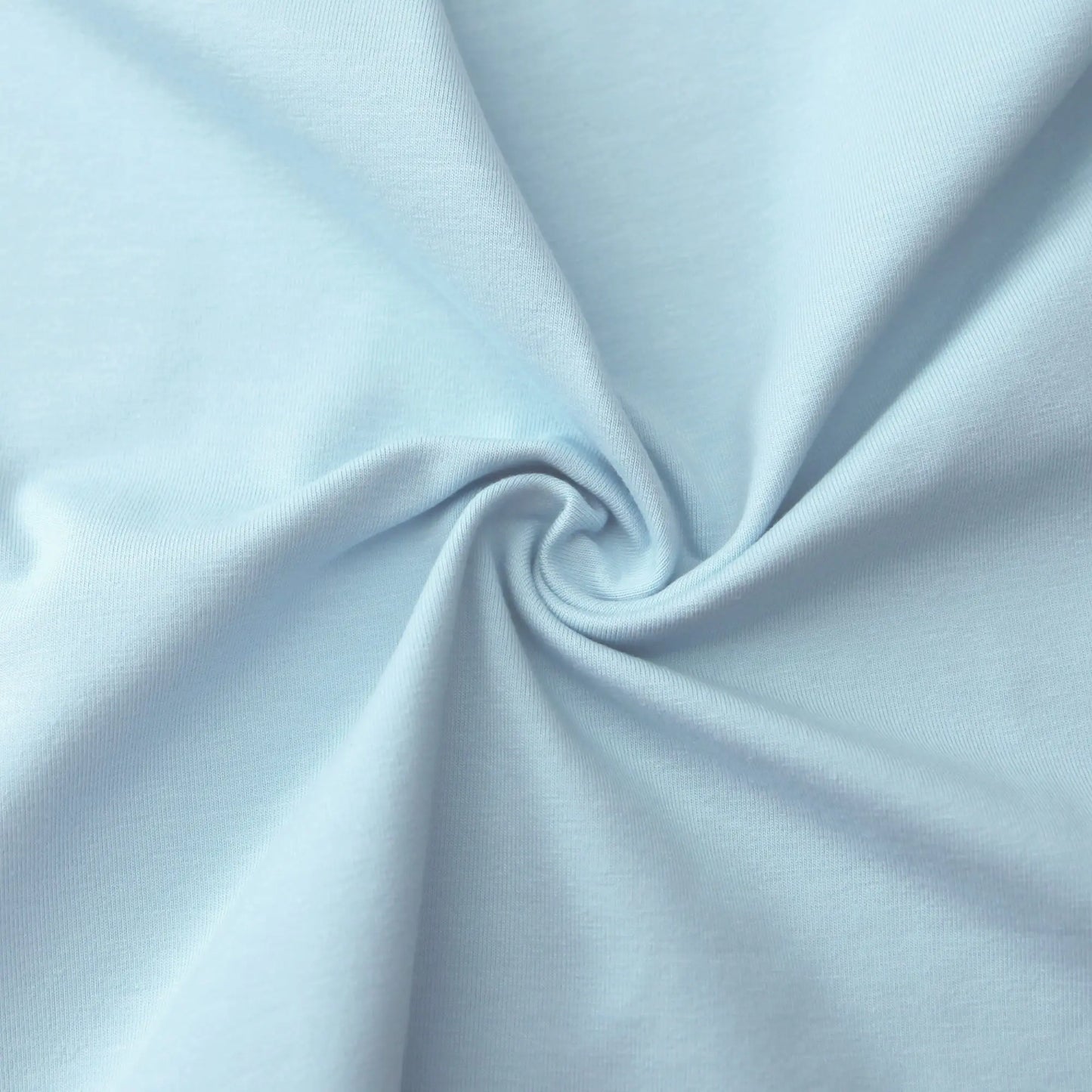 Jerseystoff UNI Babyblau Pastellblau Stoffe Kudellino