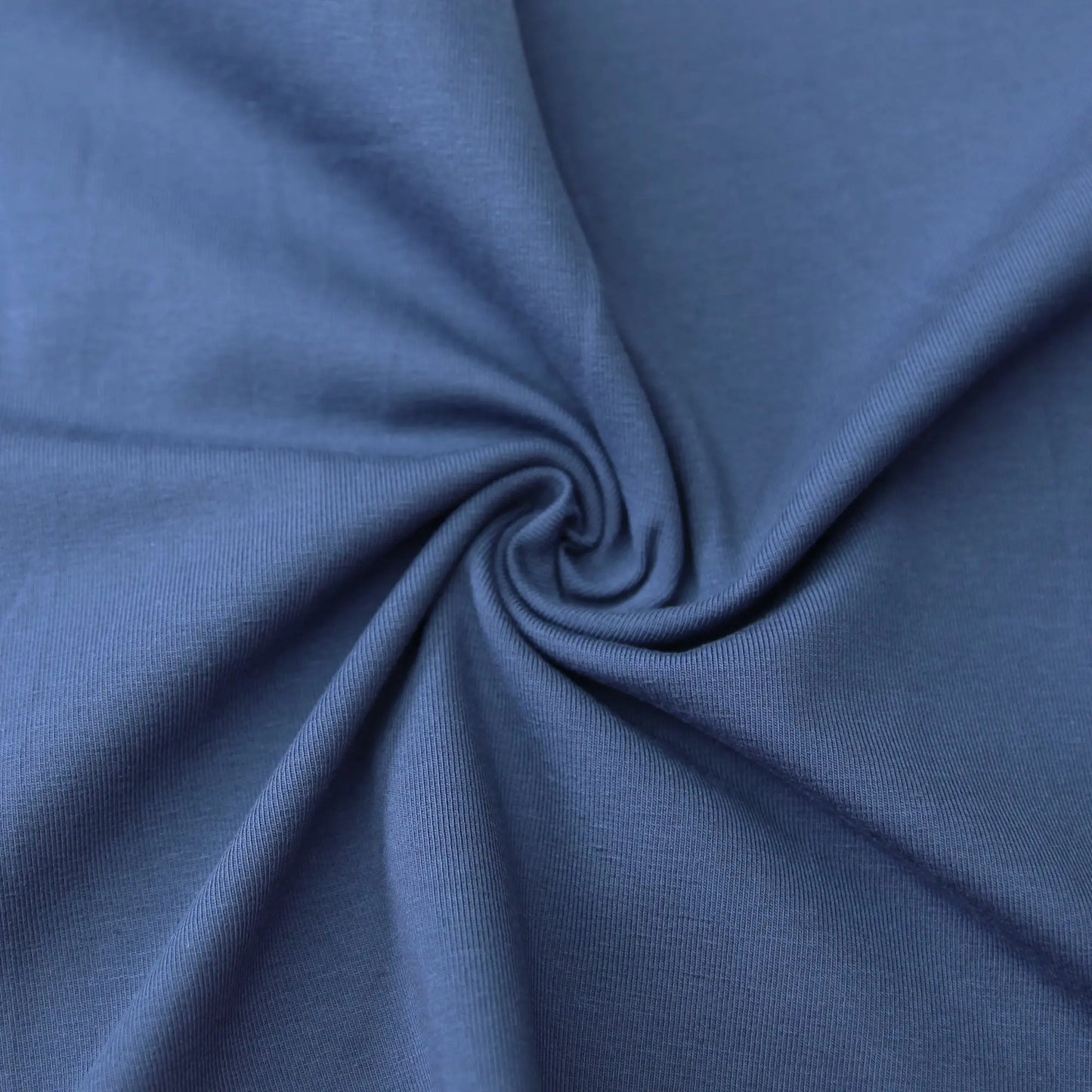 Jerseystoff UNI Denim Dunkel Jeans - Stoffe Kudellino - Bündchenstoffe, Jersey Stoffe und mehr...