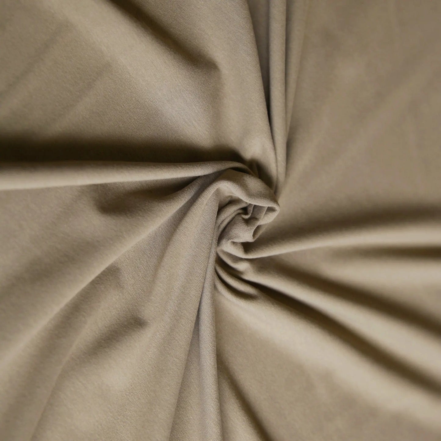 Jerseystoff UNI Dunkelbeige - Stoffe Kudellino - Bündchenstoffe, Jersey Stoffe und mehr...