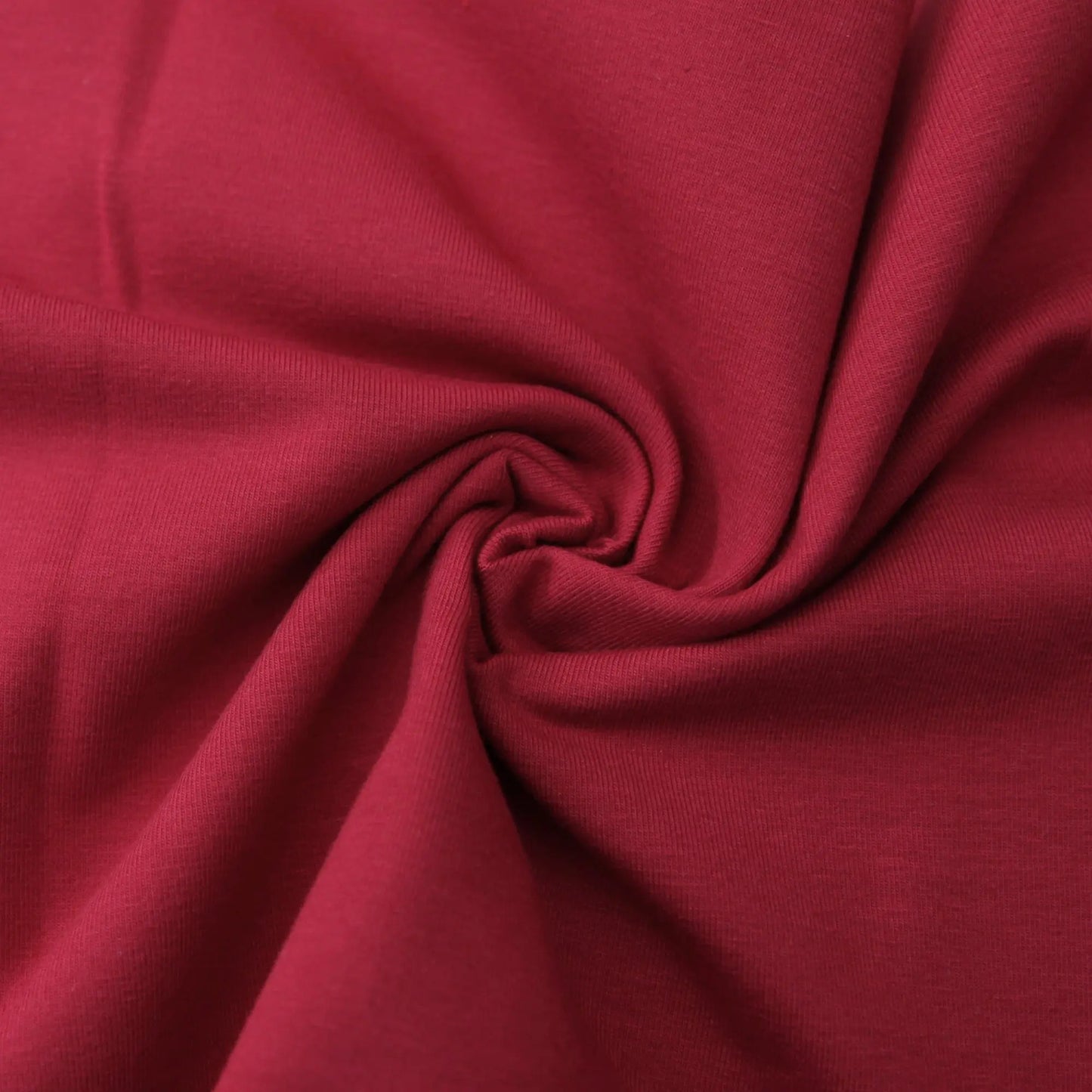 Jerseystoff UNI Dunkelrot - Stoffe Kudellino - Bündchenstoffe, Jersey Stoffe und mehr...
