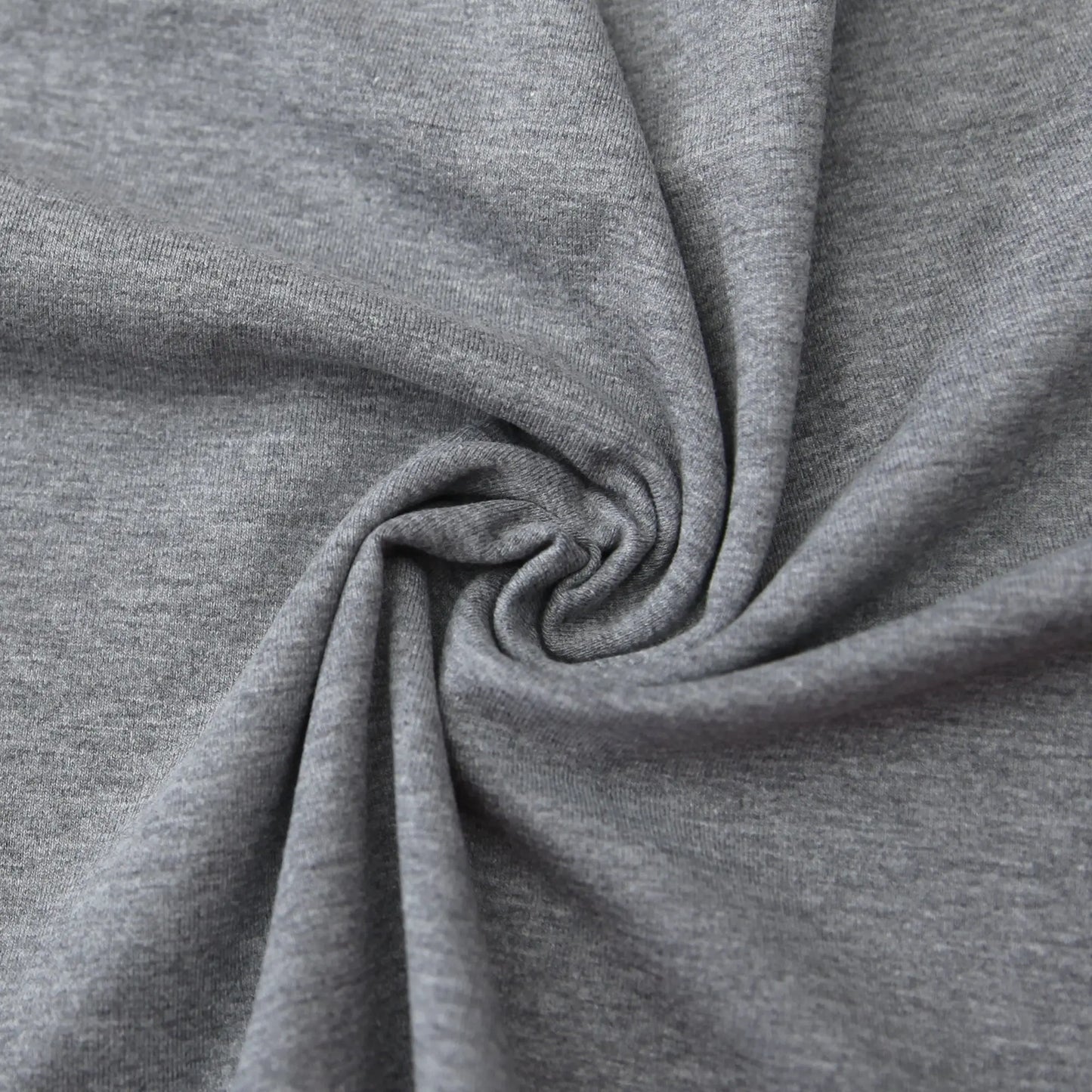 Jerseystoff UNI Grau Melange - Stoffe Kudellino - Bündchenstoffe, Jersey Stoffe und mehr...