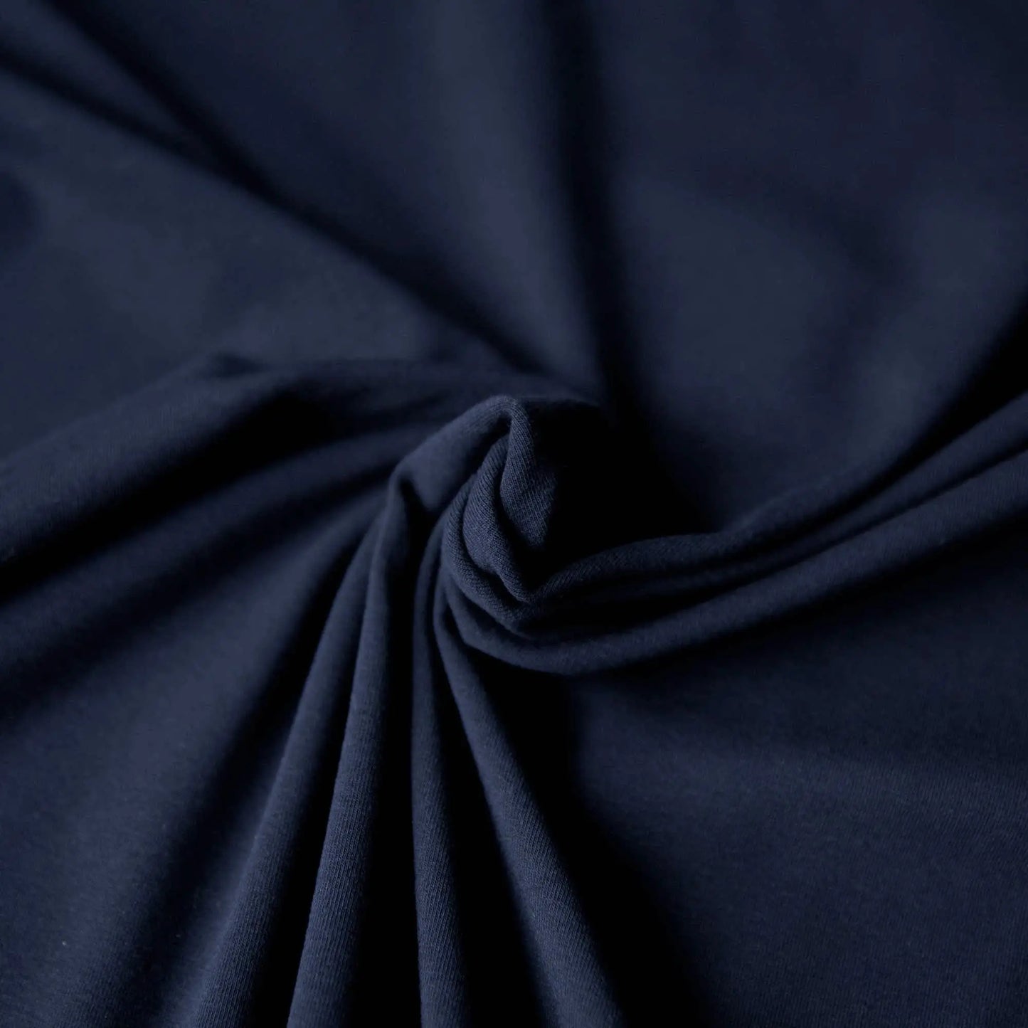 Jerseystoff UNI Marineblau Navy - Stoffe Kudellino - Bündchenstoffe, Jersey Stoffe und mehr...