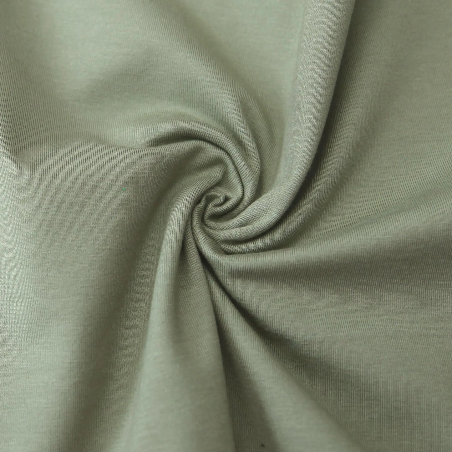 Jerseystoff UNI Militärgrün Armeegrün Stoffe Kudellino