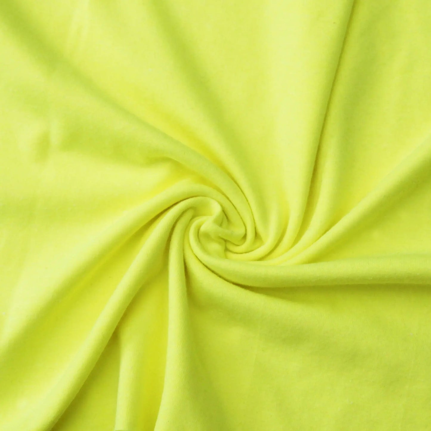 Jerseystoff UNI Neongelb - Stoffe Kudellino - Bündchenstoffe, Jersey Stoffe und mehr...