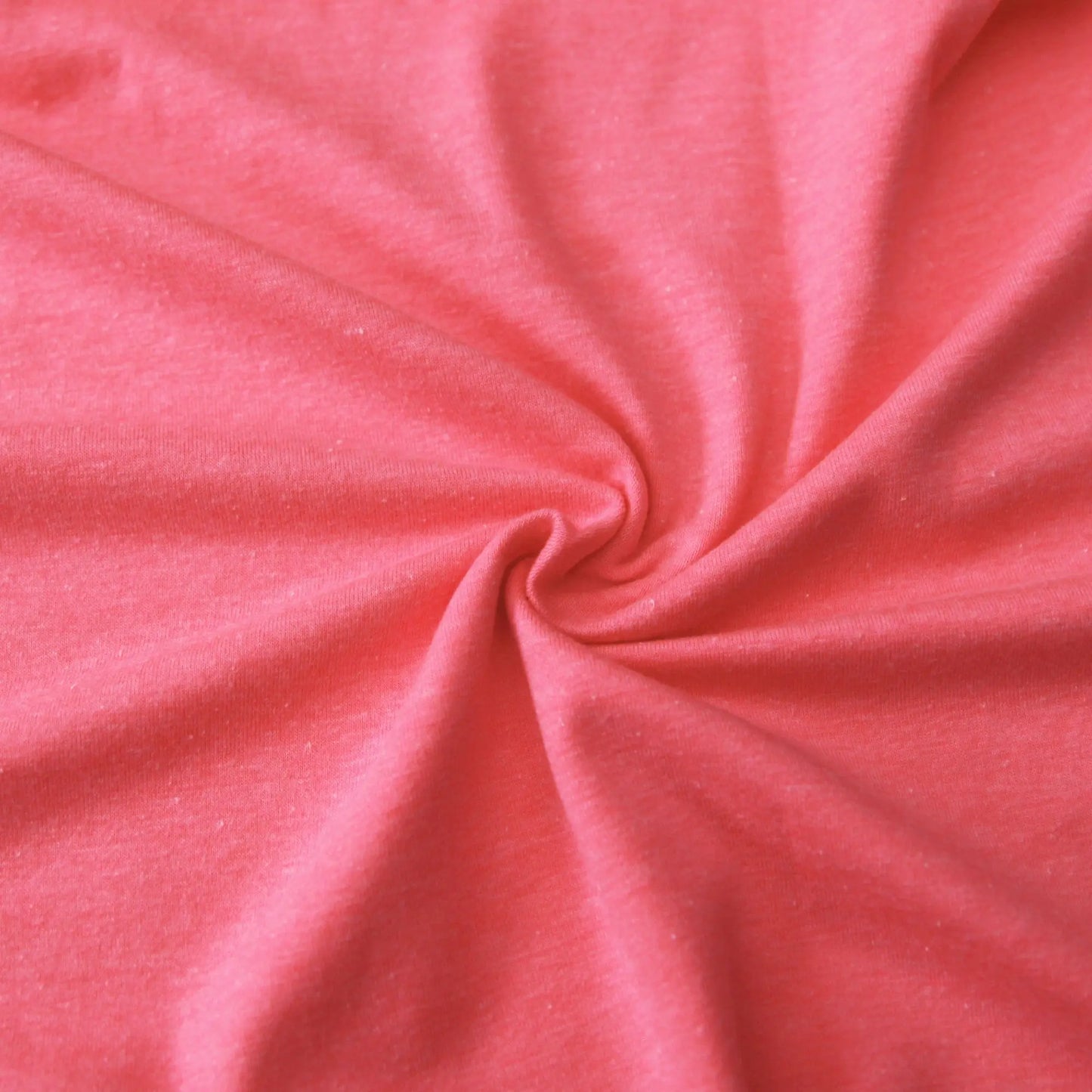 Jerseystoff UNI Neonpink Melange Stoffe Kudellino Jersey UNI