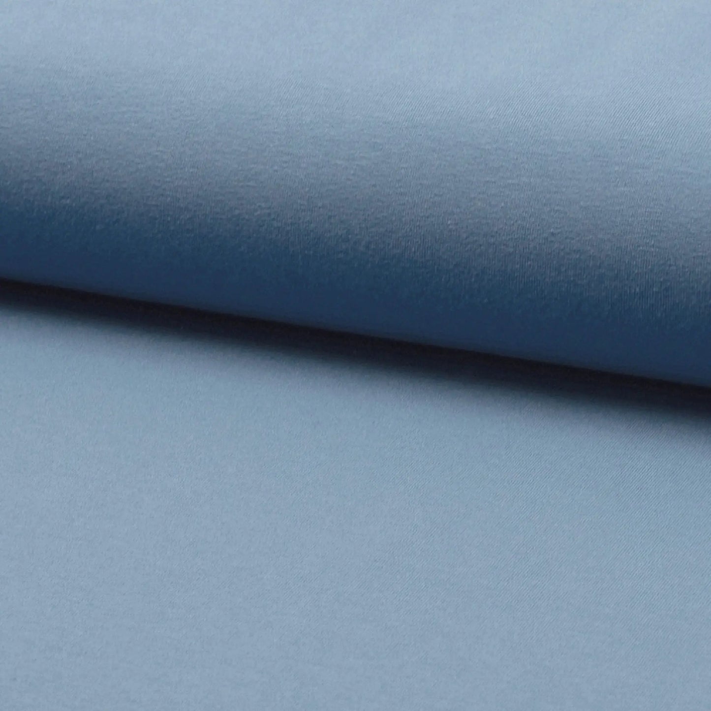 Jerseystoff UNI Rauchblau Stoffe Kudellino
