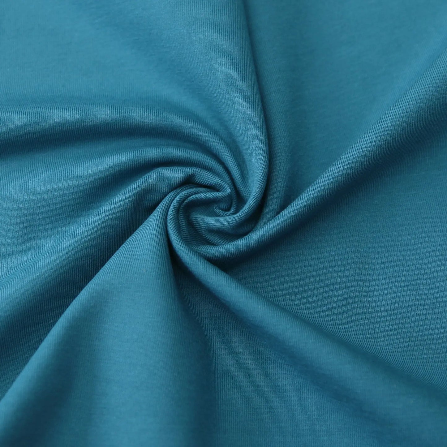 Jerseystoff UNI Rauchpetrol - Stoffe Kudellino - Bündchenstoffe, Jersey Stoffe und mehr...