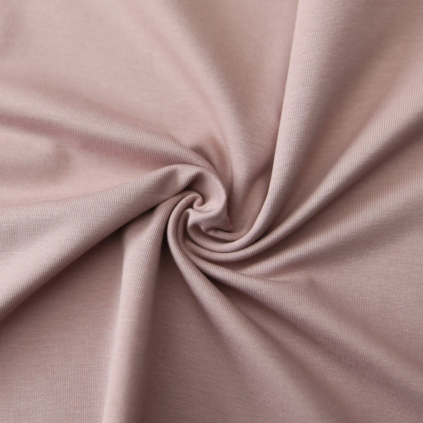 Jerseystoff UNI Rauchrosa Stoffe Kudellino