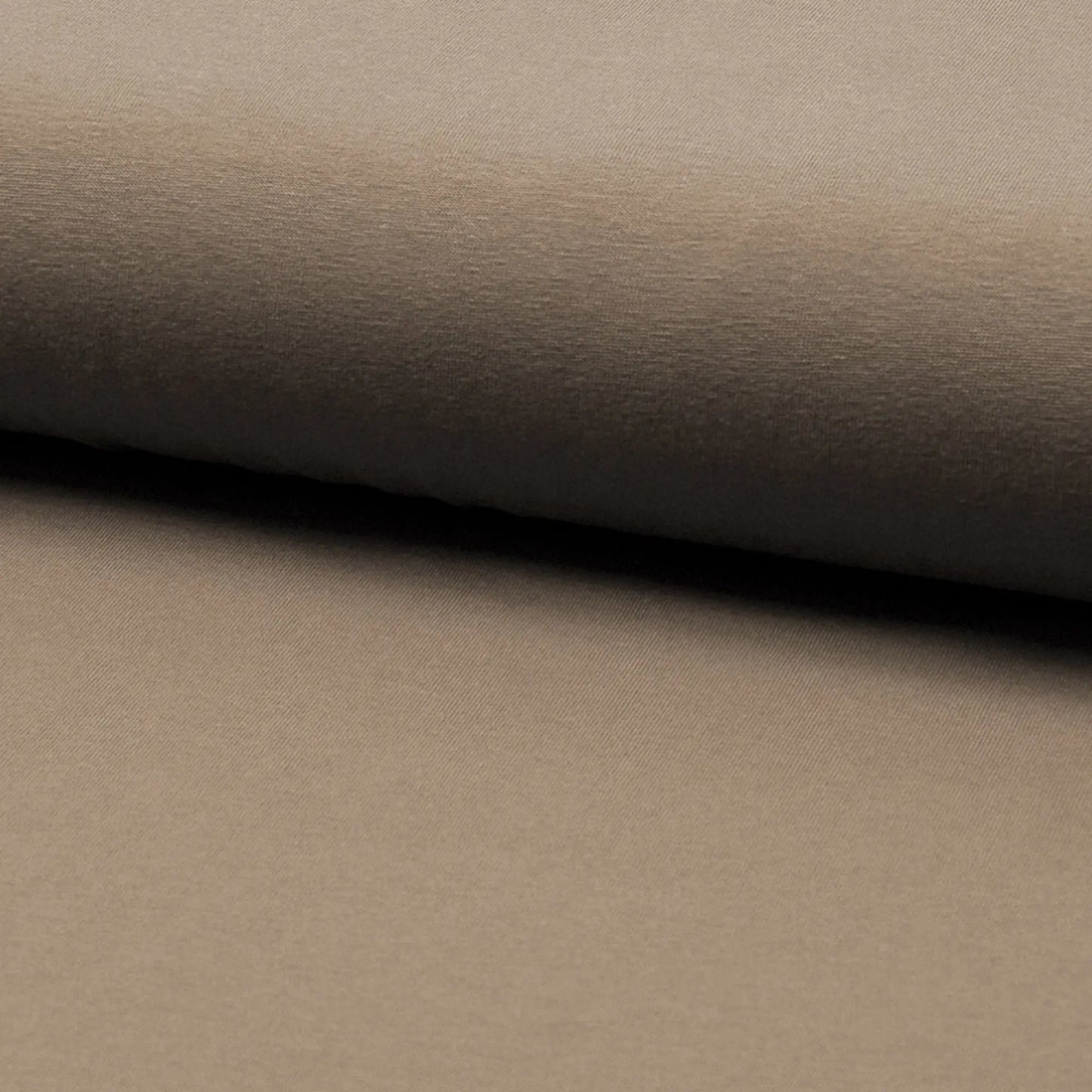 Jerseystoff UNI Taupe Stoffe Kudellino
