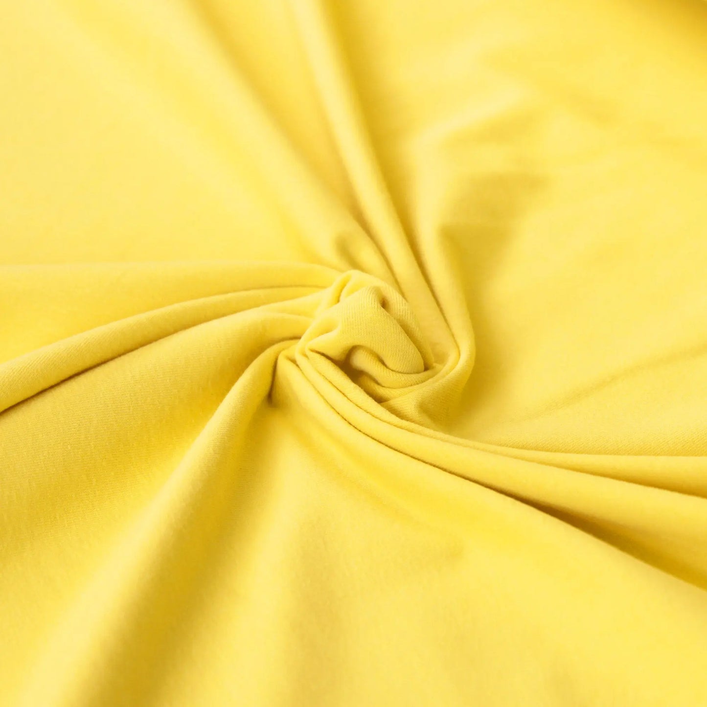 Jerseystoff UNI Zitronengelb Stoffe Kudellino
