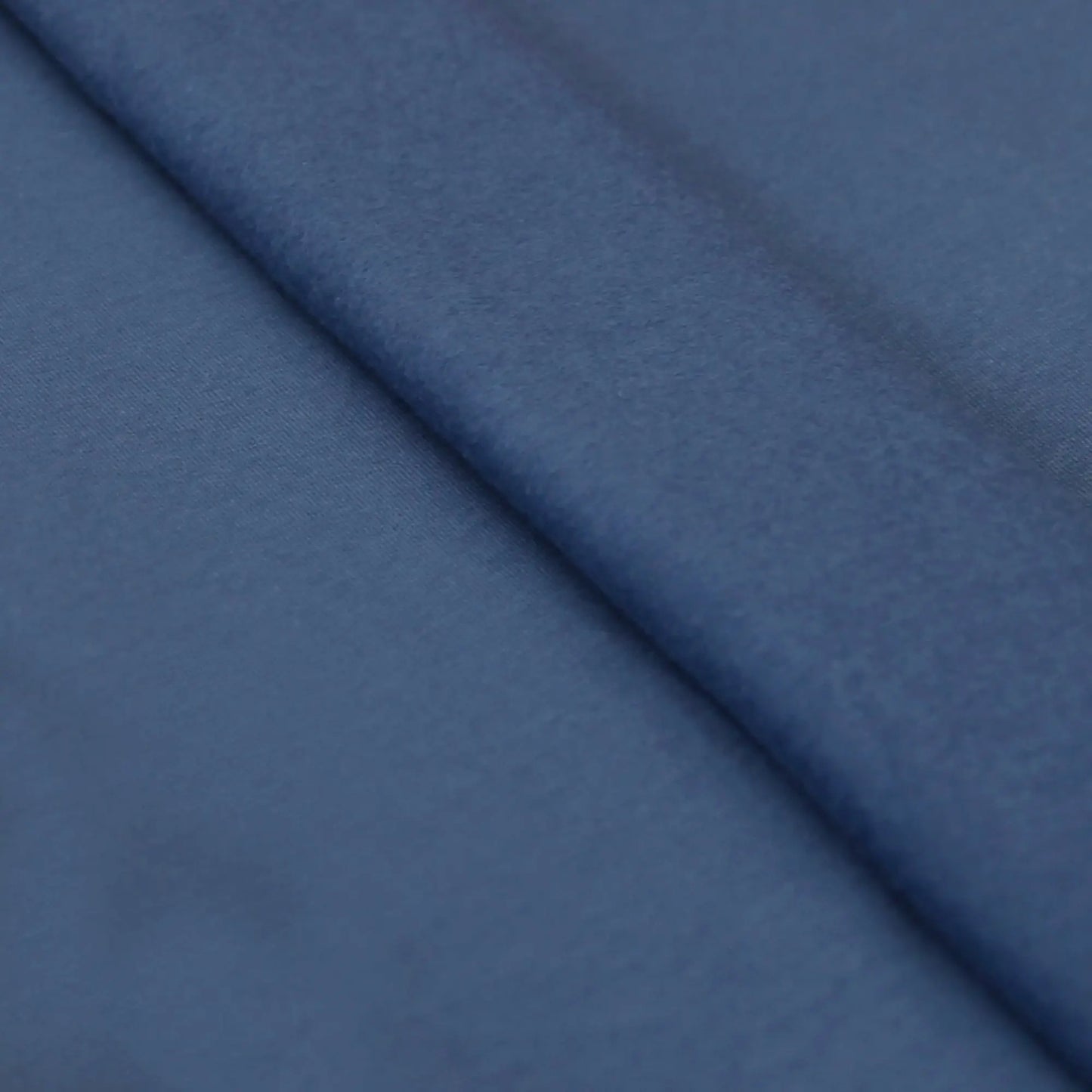 Sweatstoffe Uni angeraut - Wintersweat UNI denim -dunkel jeans Stoffe Kudellino