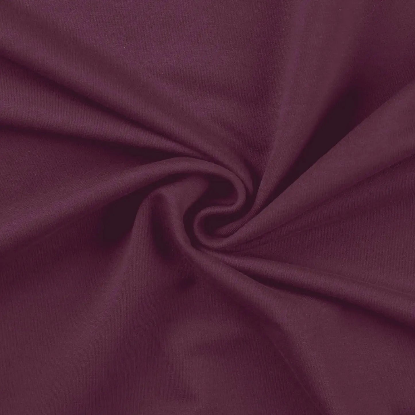 French Terry Uni unangeraut - Sommersweat UNI pflaume mauve Stoffe Kudellino