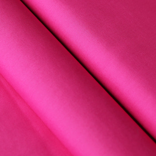 Baumwollstoff Uni pink fuchsia - Stoffe Kudellino - Bündchenstoffe, Jersey Stoffe und mehr...