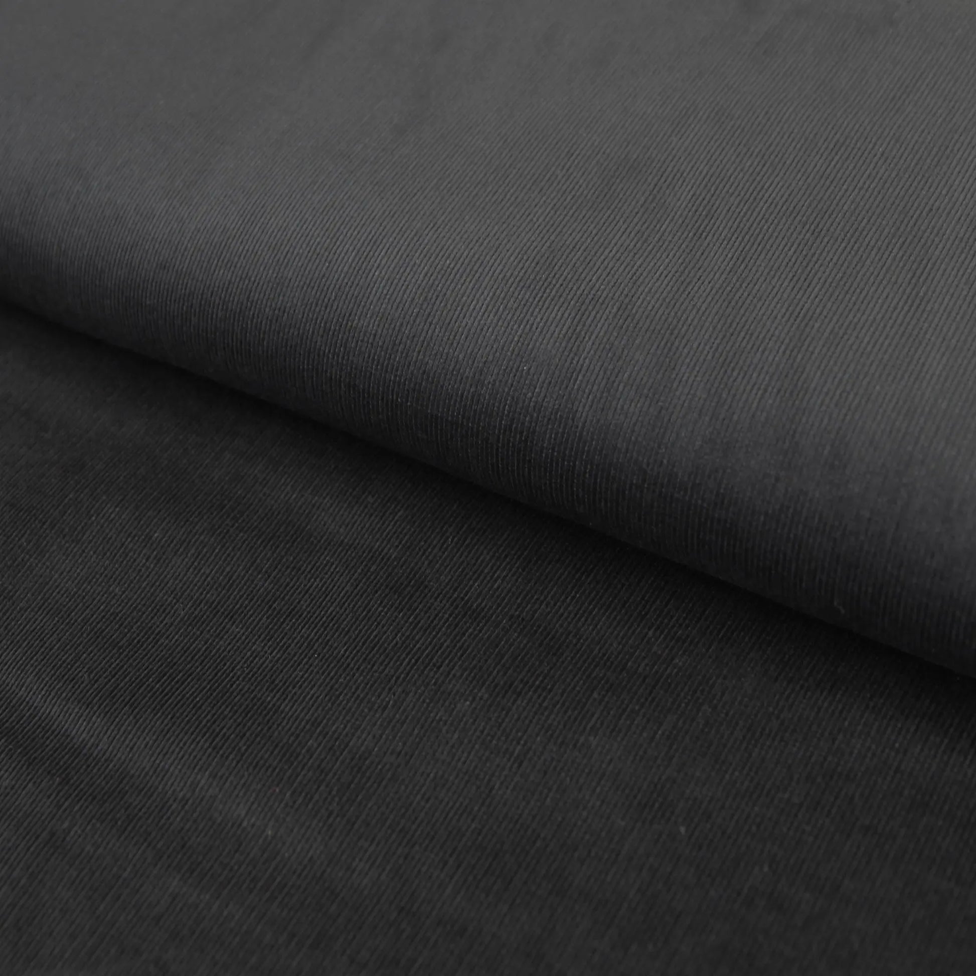 Baumwoll-Babycord Feincord uni einfarbiger Cordstoff Schwarz Stoffe Kudellino