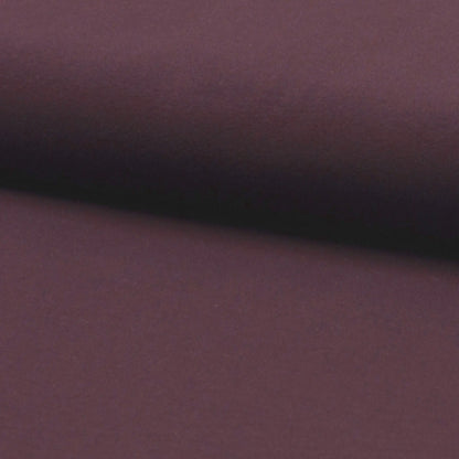 Jerseystoff UNI Aubergine  Stoffe Kudellino