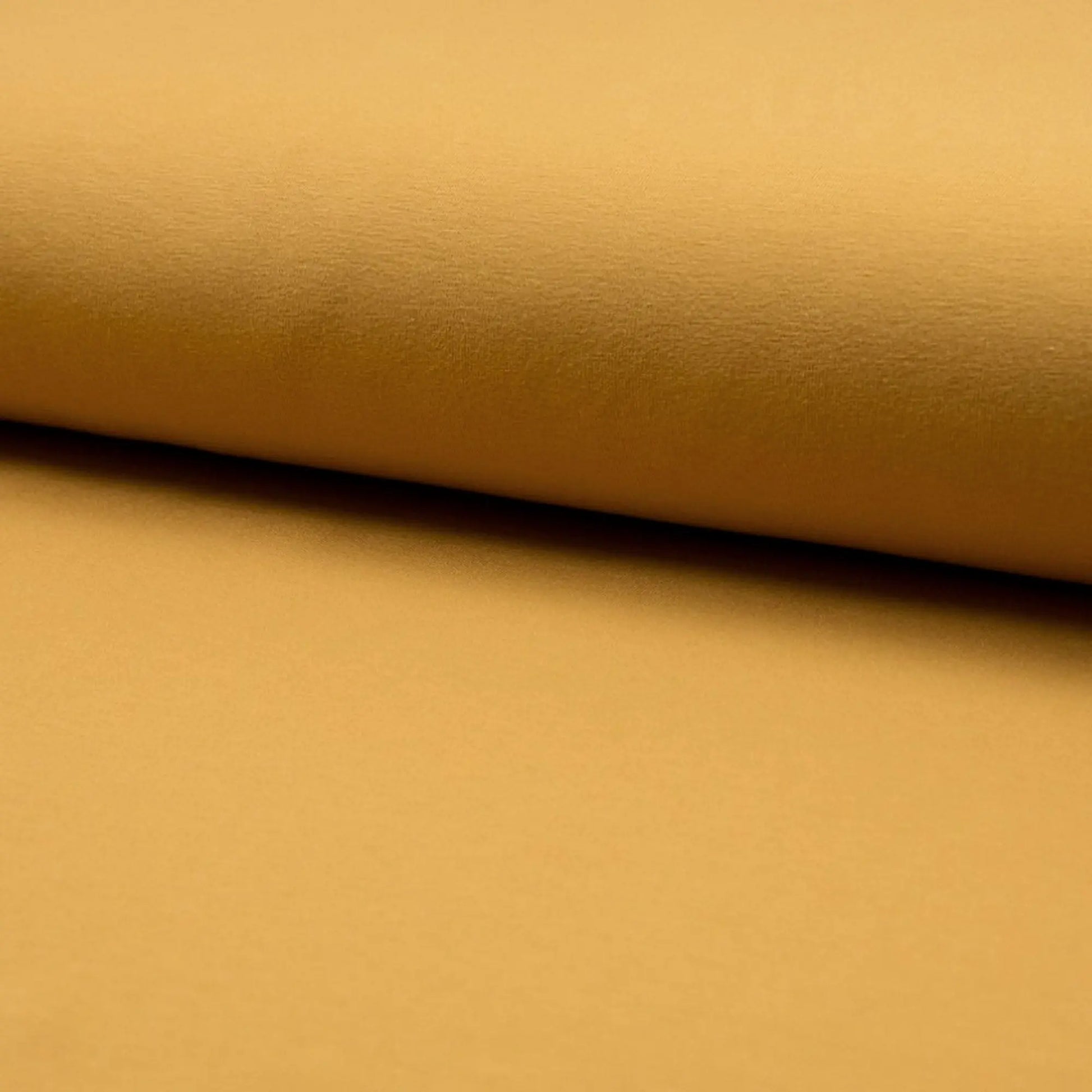 Jerseystoff UNI Ocre Gold Caramel  Stoffe Kudellino