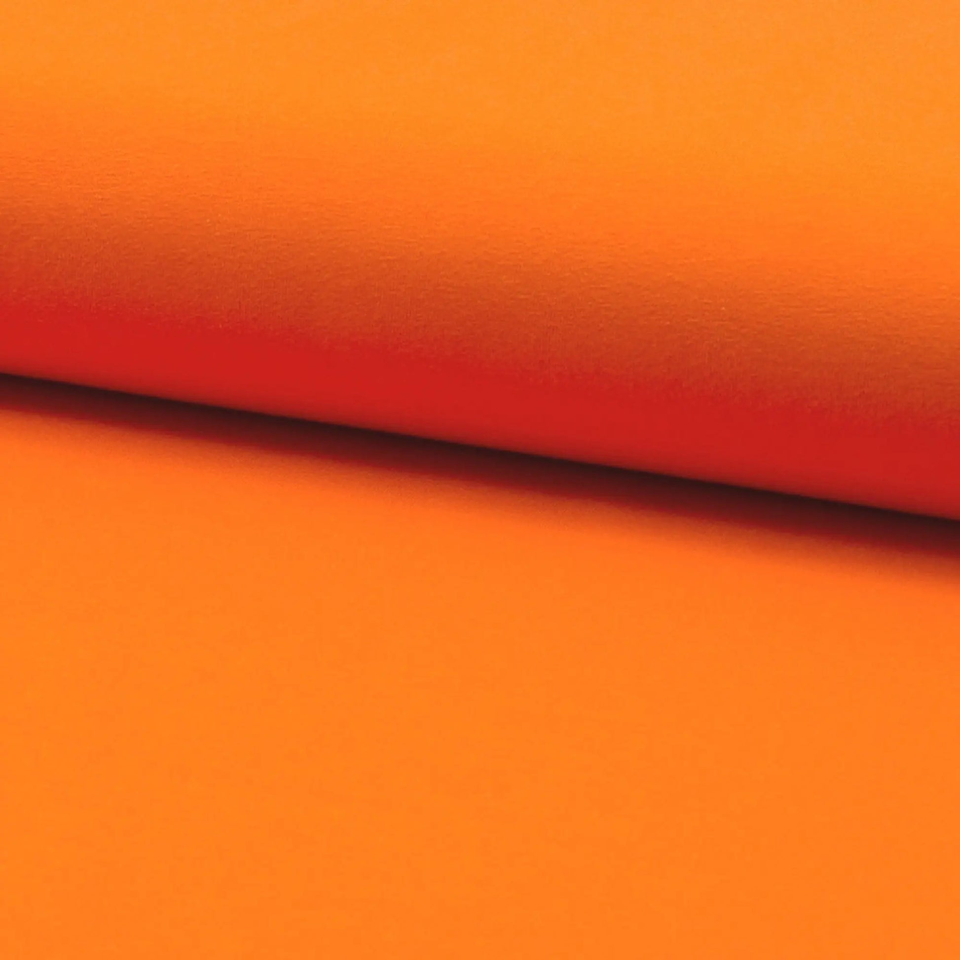 Jerseystoff UNI Orange  Stoffe Kudellino