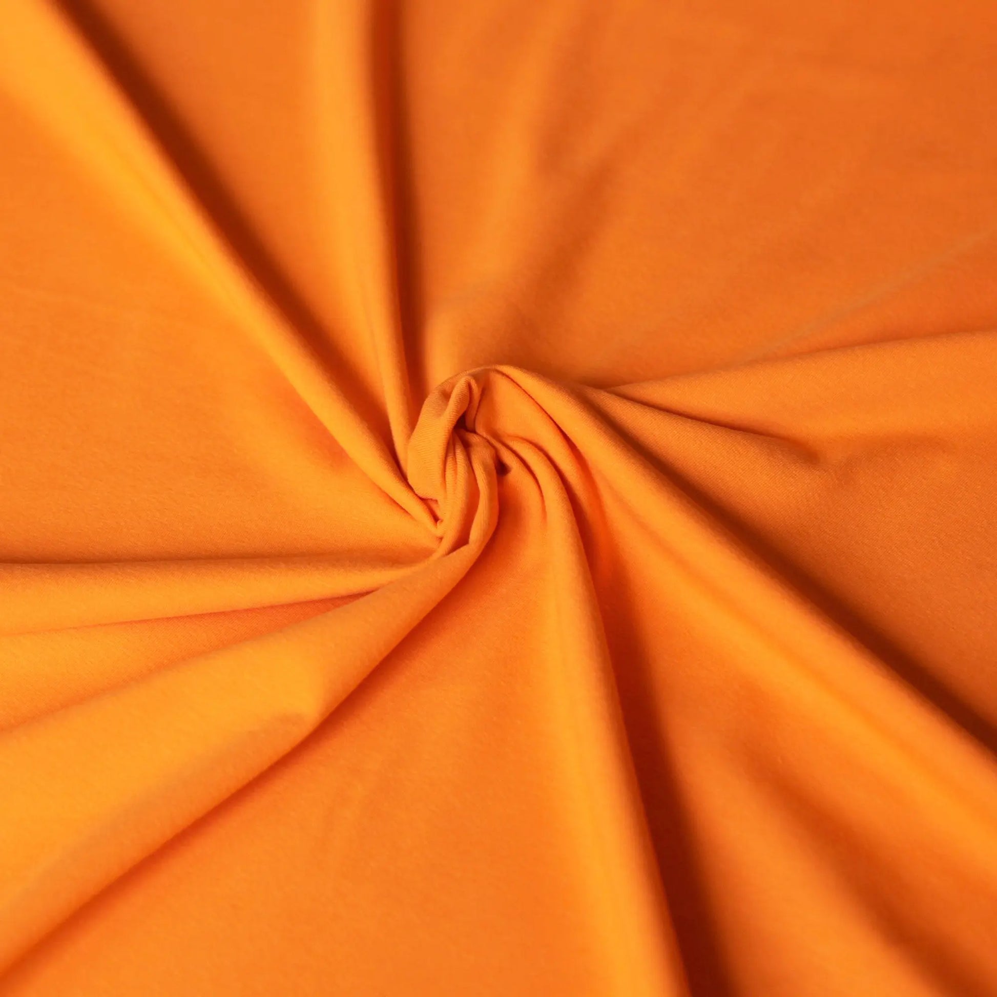 Jerseystoff UNI Orange  Stoffe Kudellino