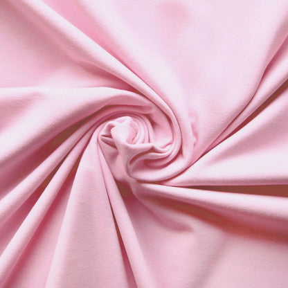 Jerseystoff UNI Pastellrosa Babyrosa  Stoffe Kudellino