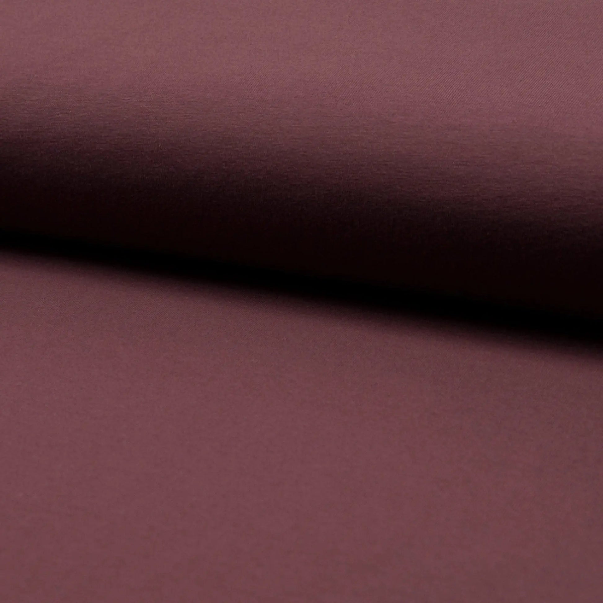 Jerseystoff UNI Rauch Bordeaux  Stoffe Kudellino