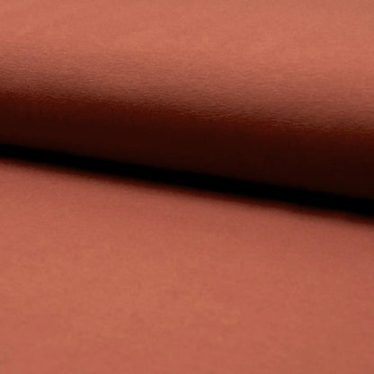 Jerseystoff UNI Terracotta  Stoffe Kudellino