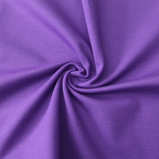 Jerseystoff UNI Violett - Stoffe Kudellino