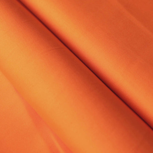 Baumwollstoff Uni orange - Stoffe Kudellino