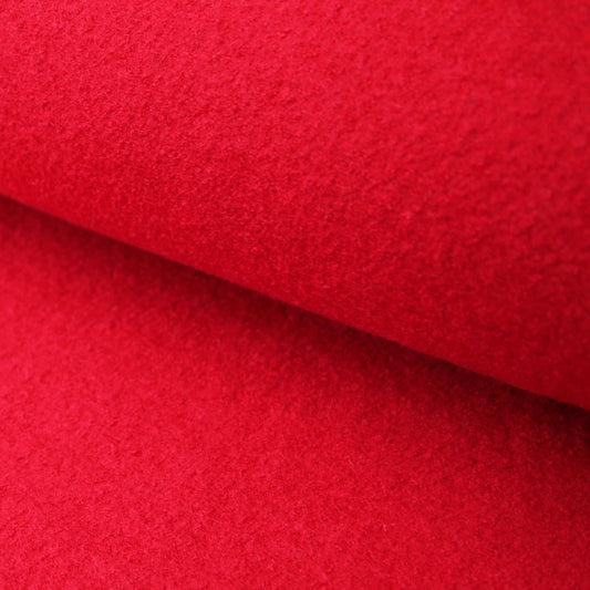 Kochwolle - Walkloden - Wolle - Trachten in der Farbe Rot - Stoffe Kudellino