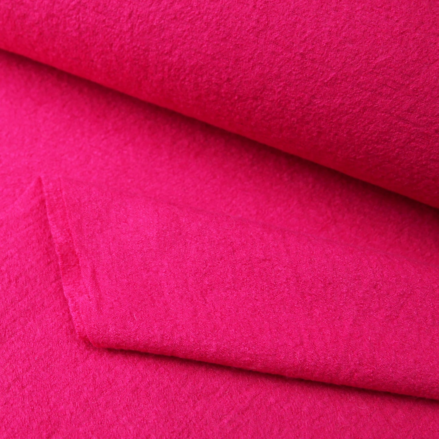 Wollmischgewebe - Walkstoff Viskose mit Wolle in der Farbe fuchsia - Stoffe Kudellino - Bündchenstoffe, Jersey Stoffe und mehr...