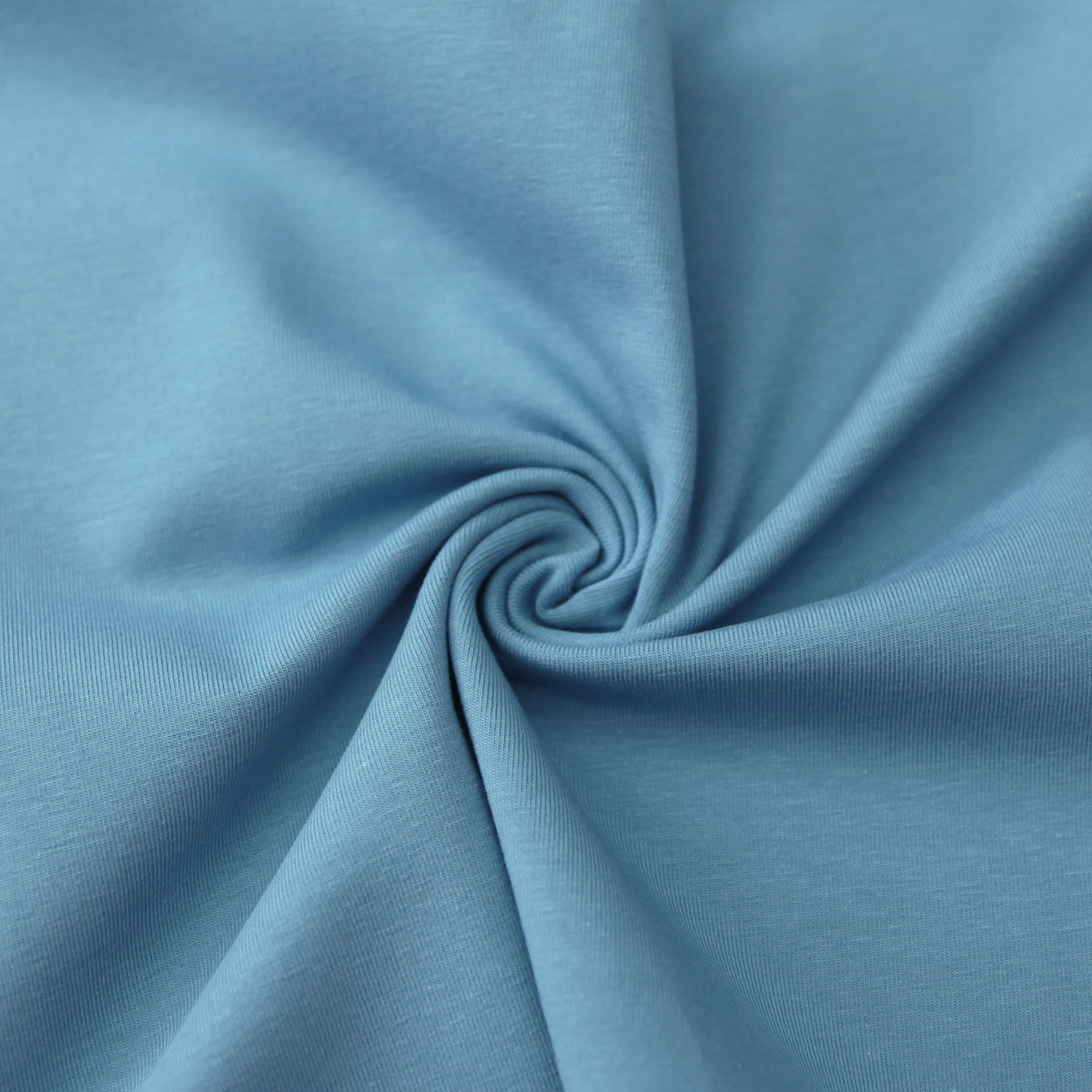 Tissu Jersey Coton uni Bleu ciel - Par 10 cm Tissu Jersey Coton uni Bleu ciel - Par 10 cm