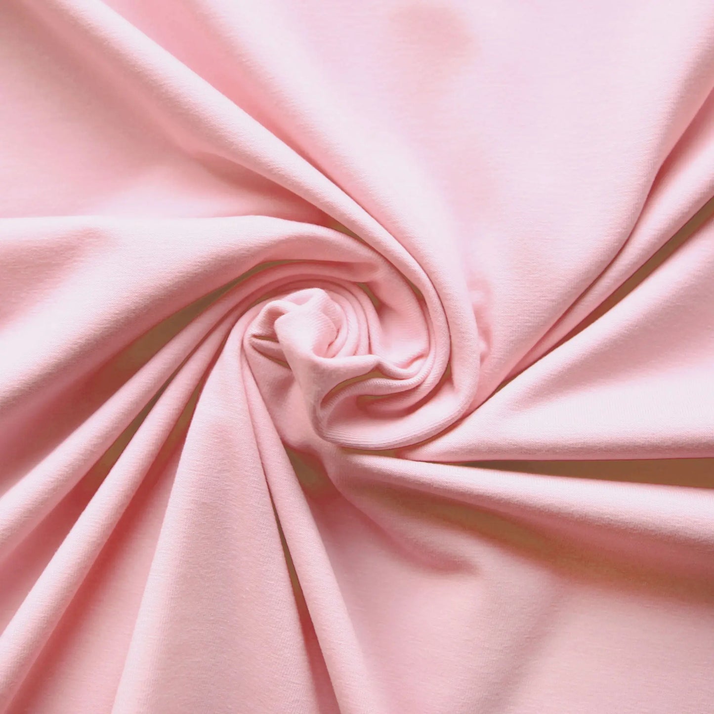 Jersey Baumwolljersey UNI Stoffe, Meterware, 220g/m², Öko-Tex Standard 100 Pastellrosa-Babyrosa Stoffe Kudellino