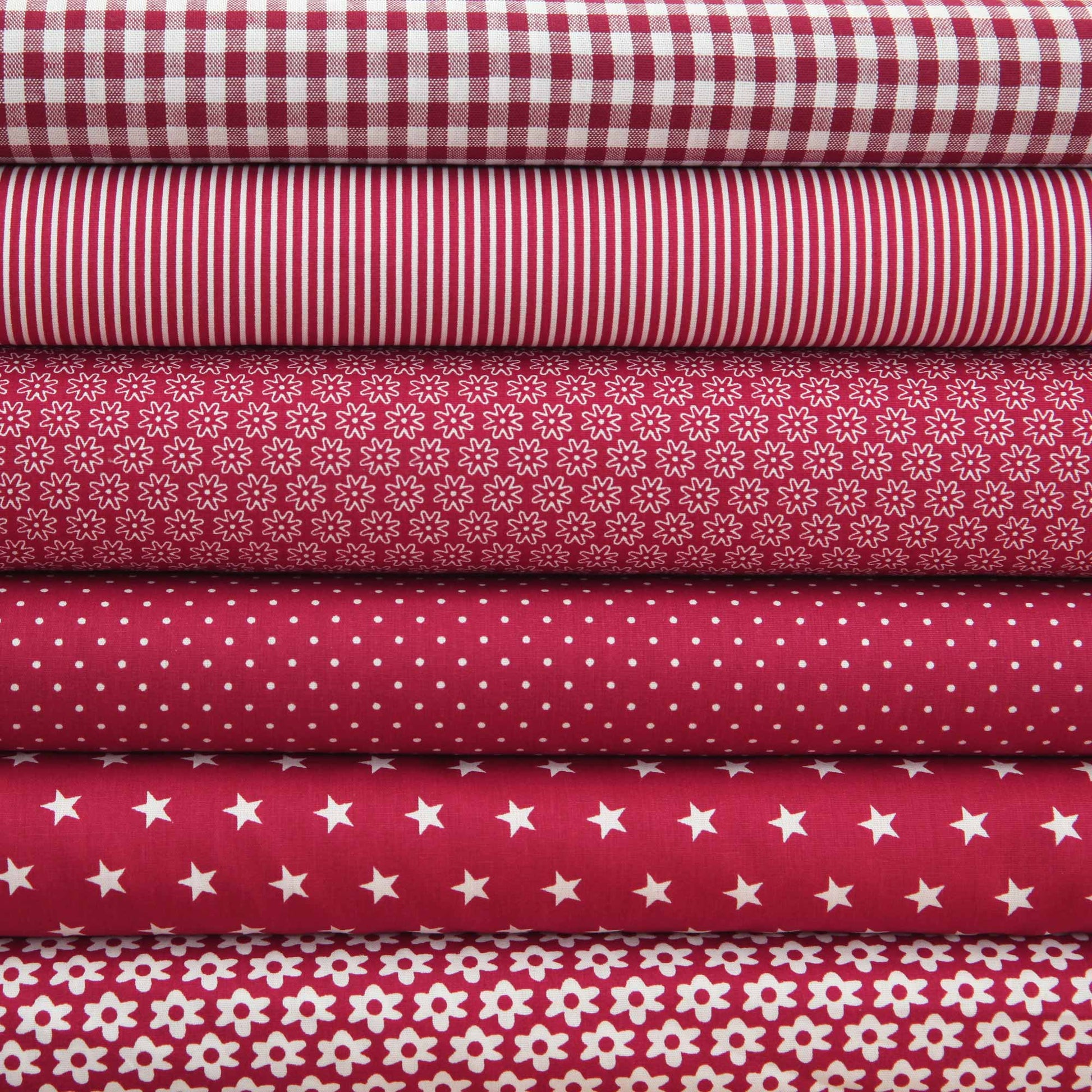 Stoffe Karierter Baumwollstoff Baumwollstoff Kariert Popeline 0,5