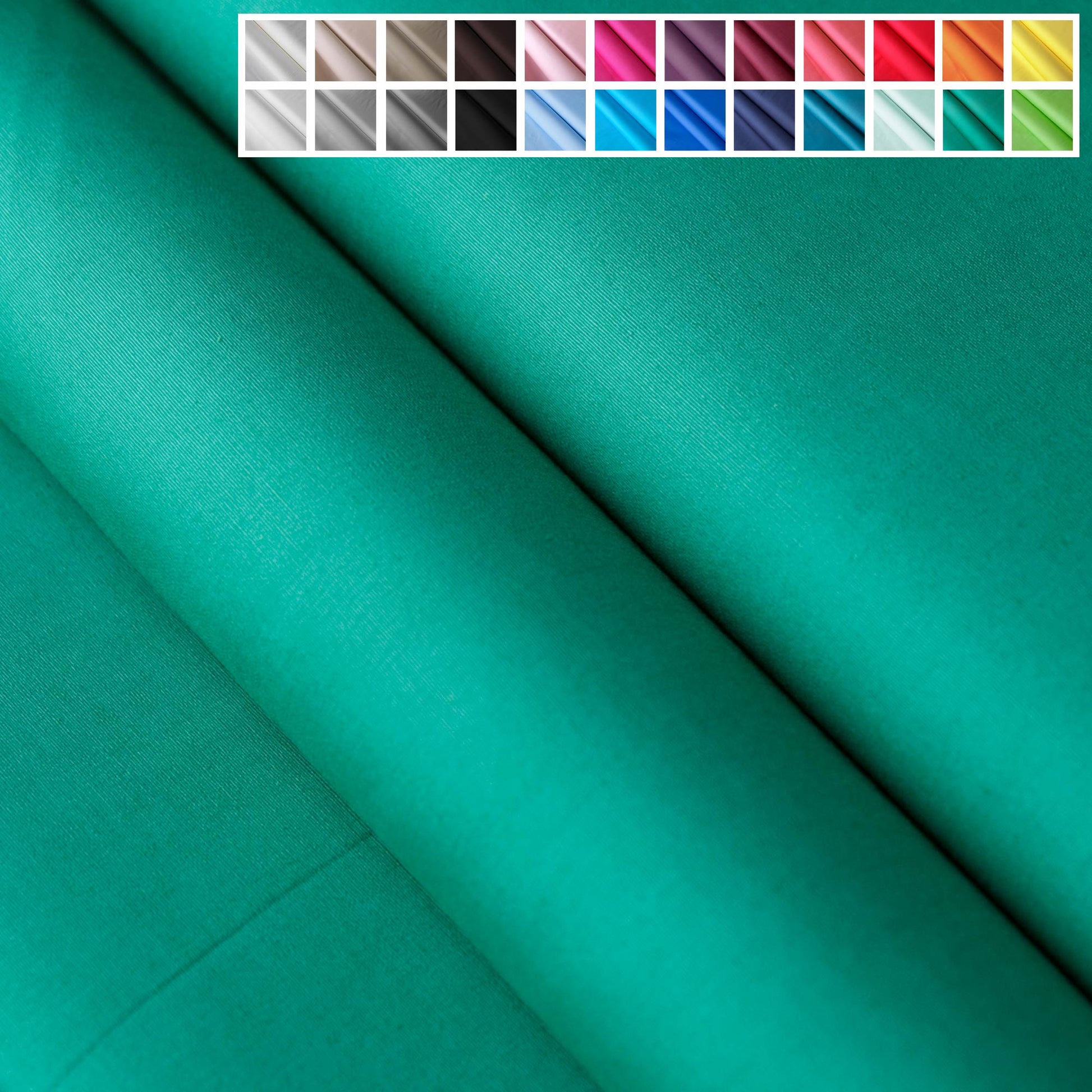 Baumwollstoffe Uni / Einfarbig - über 20 Farben - Stoffe Kudellino
